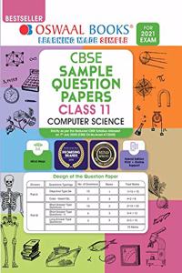 Oswaal CBSE Sample Question Paper Class 11 Computer Science Book (Reduced Syllabus for 2021 Exam)