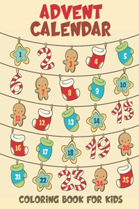Advent Calendar Coloring Book for Kids