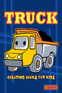 Truck Coloring Books For Kids Ages 4-8