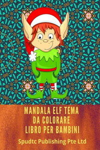 Mandala Elf Tema Da Colorare Libro Per Bambini