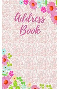 Flowers & Lace Address Book