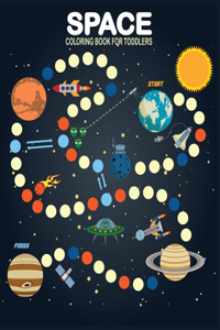 Space Coloring Book for Toddlers