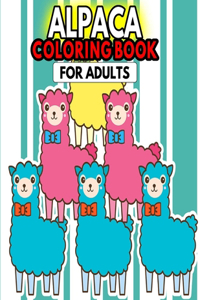 Alpaca Coloring Book For Adults