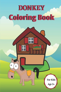 Donkey Coloring Book