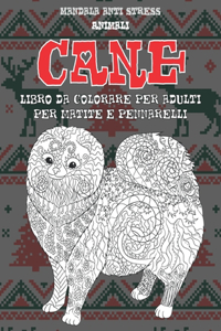 Libro da colorare per adulti per matite e pennarelli - Mandala Anti stress - Animali - Cane