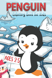 Penguin Coloring Book For Kids