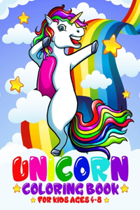 Unicorn Coloring Book For Kids Ages 4-8