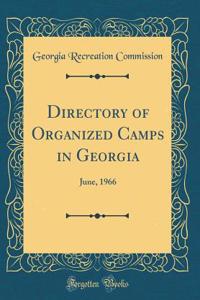 Directory of Organized Camps in Georgia: June, 1966 (Classic Reprint)