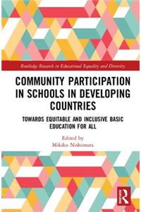 Community Participation with Schools in Developing Countries