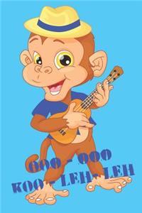 Monkey Ukulele Music Book With Ukulele Cord Chart, Ukulele Tabs For Kids, Adults, Ukulele Beginners, Advanced, Ukulele Enthusiasts & Ukulelist