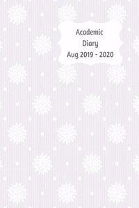 Academic Diary Aug 2019-2020: 8x10 day to a page academic year diary, hourly appointments and space for notes on each page. Perfect for teachers, students and small business owne