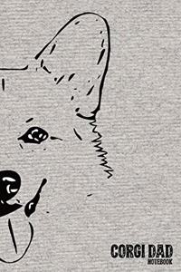 Corgi Dad Notebook