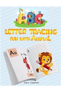 ABC Letter tracing fun with animal