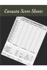 Canasta Score Sheets