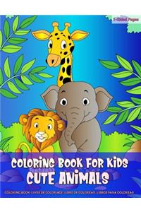 Coloring Book for Kids -Cute Animals