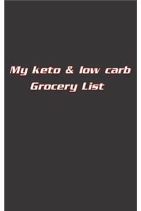 Keto & Low Carb Grocery List