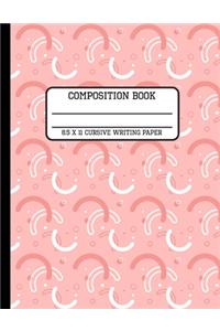 Composition Book Cursive Writing Paper