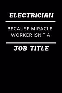 Funny Electrical Expert Dot Grid Notebook