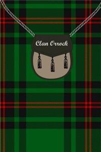 Clan Orrock Tartan Journal/Notebook
