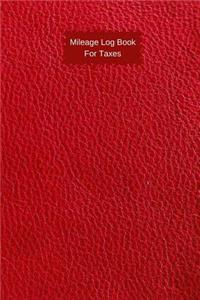 Mileage Log Book For Taxes