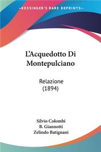 L'Acquedotto Di Montepulciano