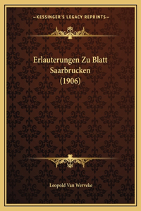 Erlauterungen Zu Blatt Saarbrucken (1906)