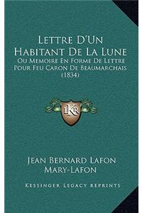 Lettre D'Un Habitant De La Lune