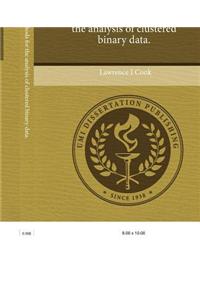 Small Sample Methods for the Analysis of Clustered Binary Data