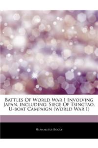 Articles on Battles of World War I Involving Japan, Including