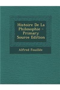 Histoire de La Philosophie