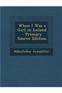 When I Was a Girl in Iceland