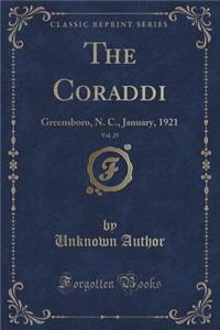 The Coraddi, Vol. 25