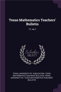 Texas Mathematics Teachers' Bulletin