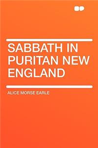 Sabbath in Puritan New England