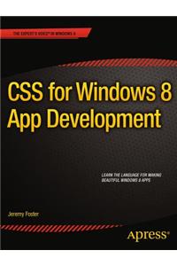 CSS for Windows 8 App Development