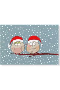 Whistling Owls Small Boxed Holiday Cards