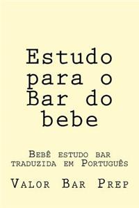 Estudo para o Bar do bebe: Bebe estudo bar traduzida em Portugues