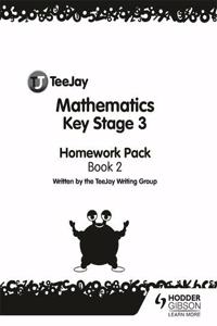 TeeJay Mathematics Key Stage 3 Book 2 Homework Pack