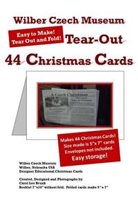 Wilber Czech Museum tear out 44 christmas cards