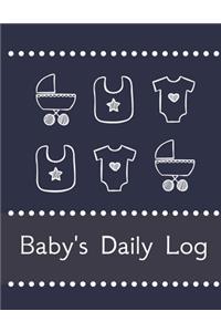 Baby's Daily Log Notebook Tracker for Newborn and Toddler