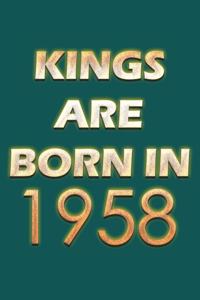 Kings Are Born In 1958 Notebook