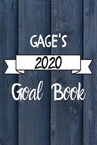 Gage's 2020 Goal Book