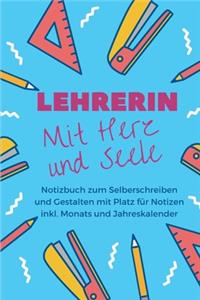 Lehrerin Notizbuch & Kalender