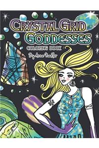 Crystal Grid Goddesses Coloring Book