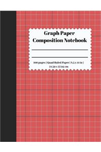 Graph Paper Composition Notebook