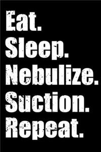 Eat Sleep Nebulize Suction Repeat