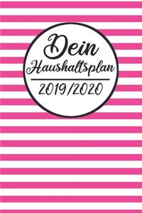Dein Haushaltsplan 2019 / 2020