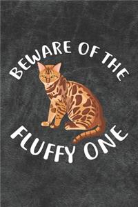 Beware Of The Fluffy One Notebook Journal