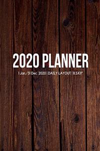 2020 Wood Daily Planner