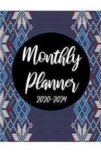 2020-2024 Monthly Planner